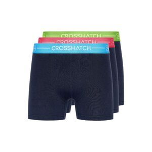 Crosshatch Mens Astral Boxer Shorts (Pack of 3) / Blue